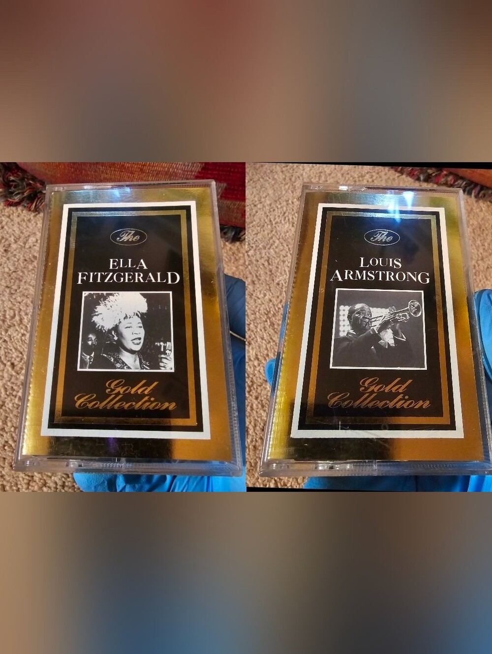 The Gold Collection series: Ella Fitzgerald and Louis Armstrong Cassette Tapes